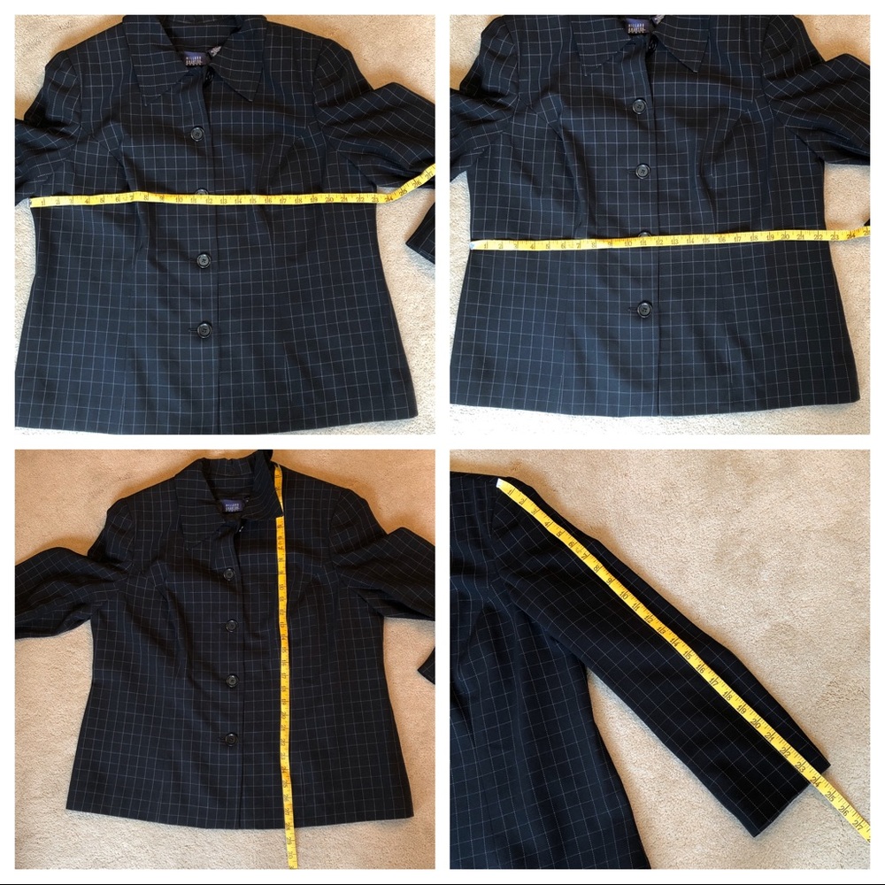 Hillard & Hanson Checkerboard Skirt Suit - Picture 5 of 7